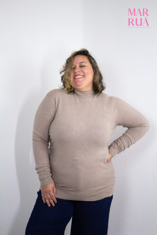 Cacharrel Bege Areia Plus Size | G - Imagem 6