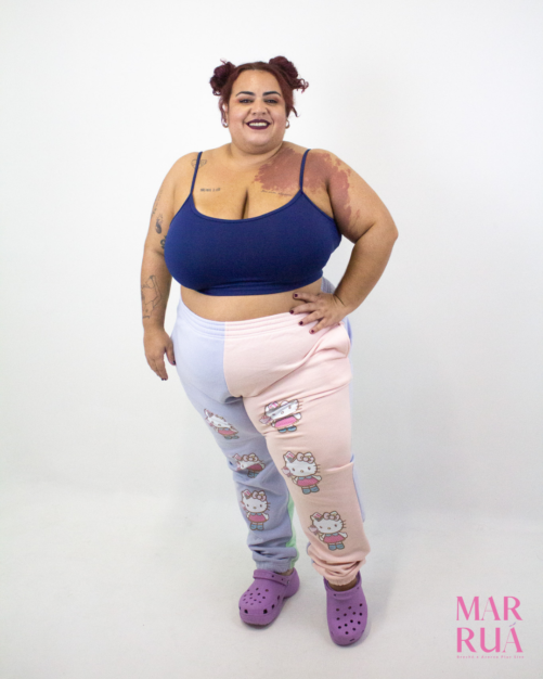 Calça Hello Kitty Moletom Plus Size | 62