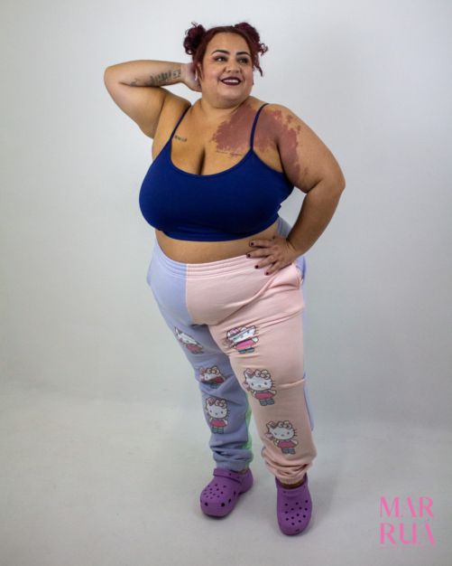 Calça Hello Kitty Moletom Plus Size | 62 - Imagem 2