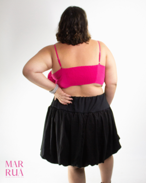 Cropped Rosa Babado | 3XL - Imagem 2