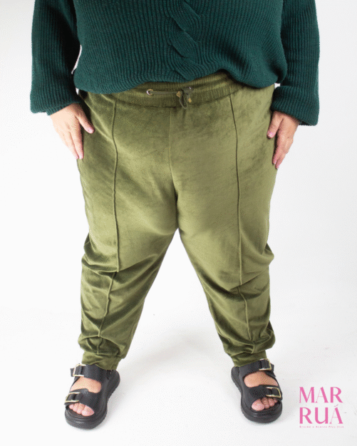Calça Veludo Verde | 52 | Feira - Imagem 5