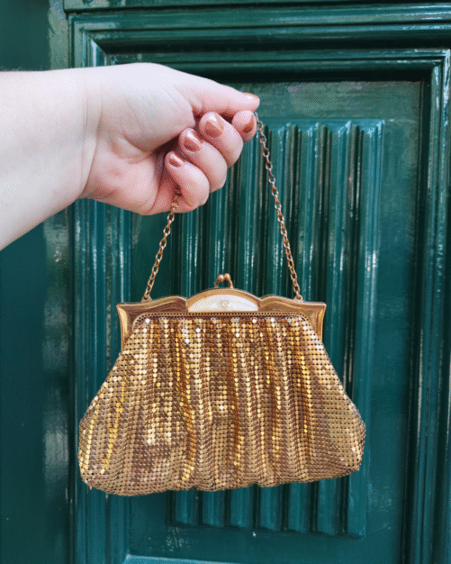 Bolsa Vintage Mesh Whiting & Davis Bags