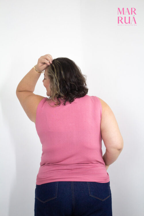 Blusa Rosa Nó | GG - Imagem 4