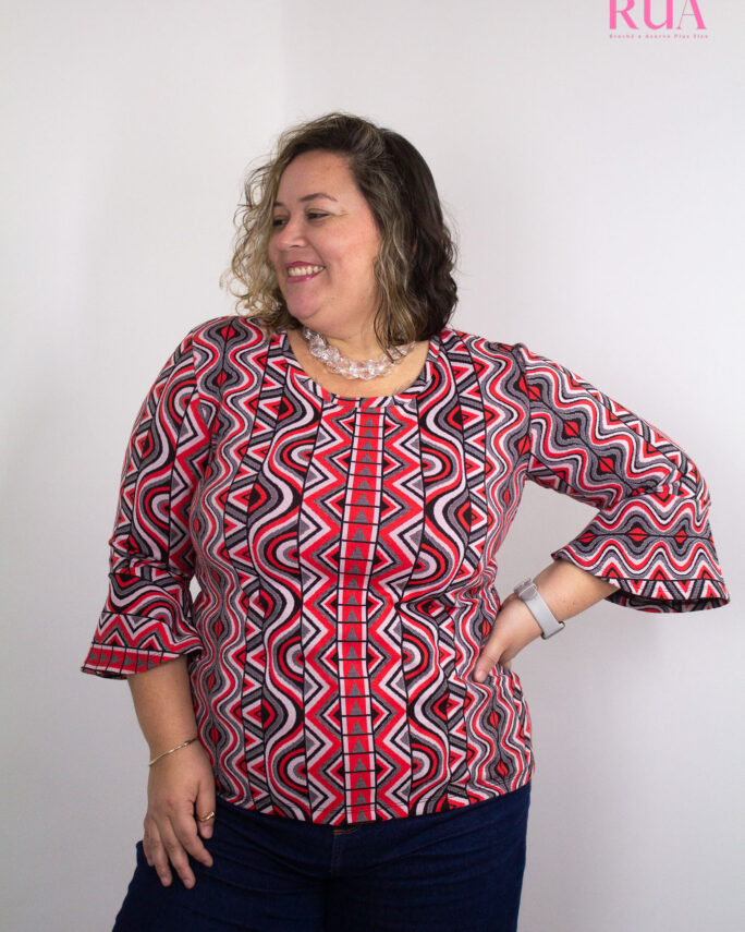 Blusa Estampada Vermelha | G2