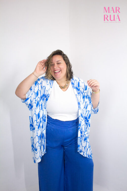 Kimono Azul e Branco | G2 - Imagem 3