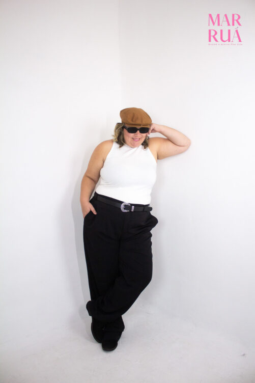 Regata Branca| M (Plus Size) - Imagem 3
