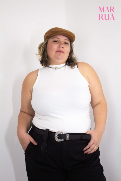 Regata Branca| M (Plus Size) - Imagem 4