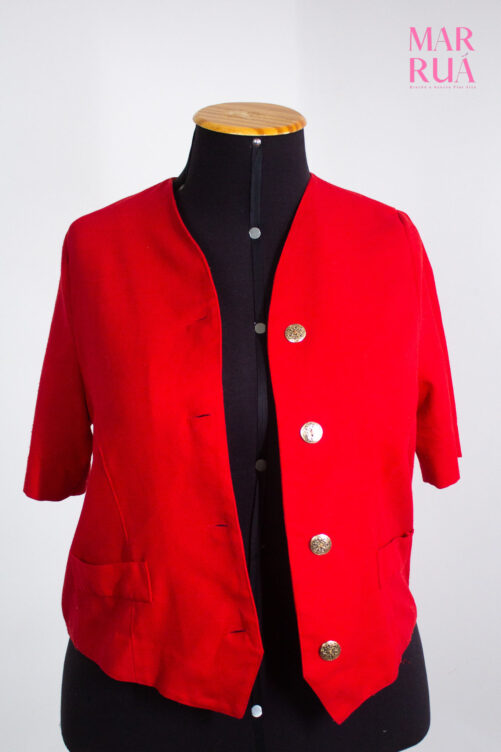 Blusa Vintage Vermelha CGC | 50 (veste 48) - Imagem 2