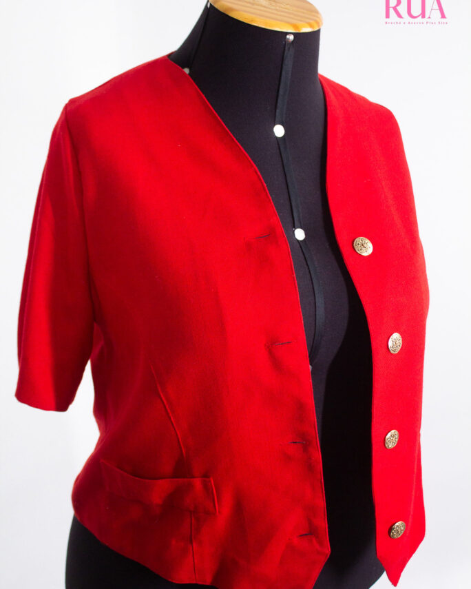 Blusa Vintage Vermelha CGC | 50 (veste 48)