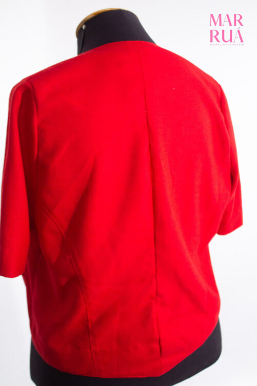 Blusa Vintage Vermelha CGC | 50 (veste 48) - Imagem 5