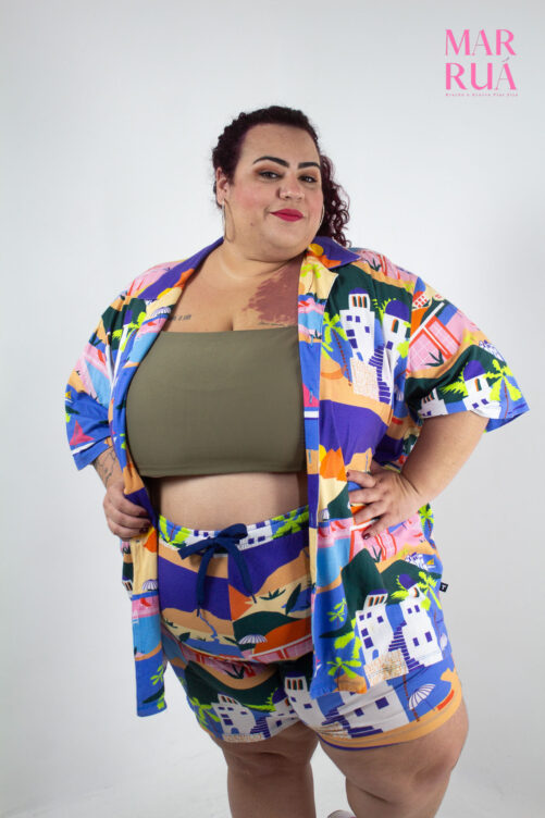 Cropped Verde Oliva  Hot Pink | 56 - Imagem 4