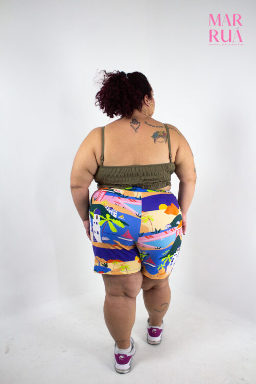 Cropped Verde Oliva  Hot Pink | 56 - Imagem 3