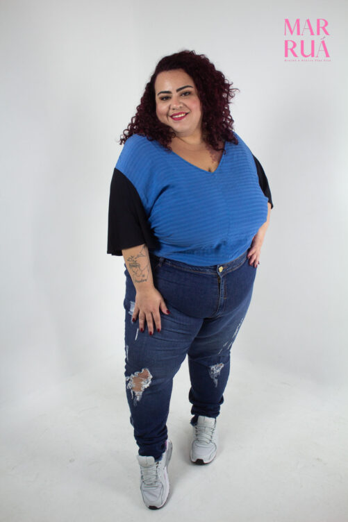 Blusa Azul e Preta | G5 - Imagem 2