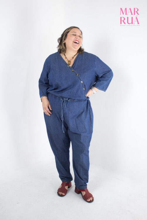Macacão Jeans Escuro | G2