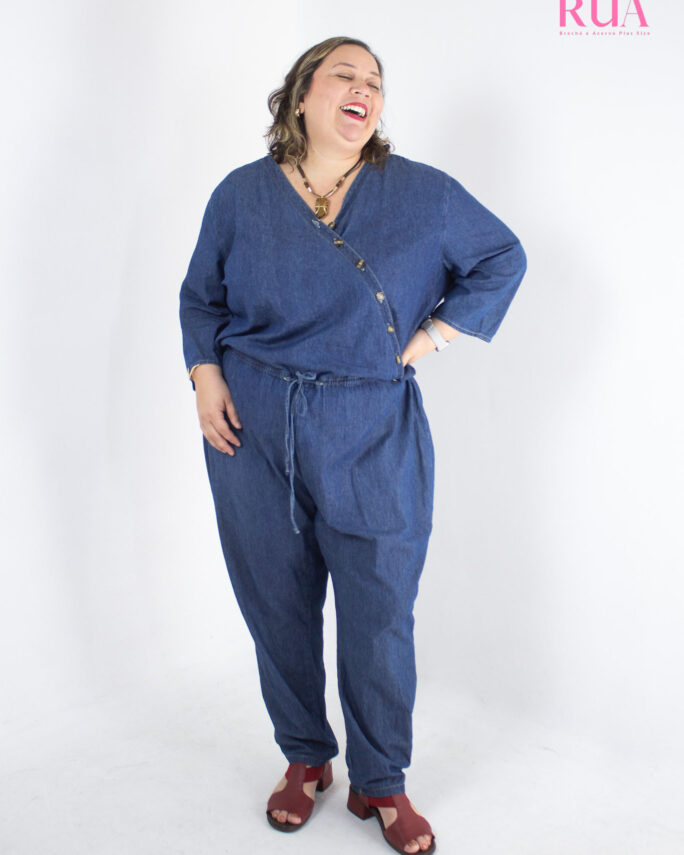 Macacão Jeans Escuro | G2