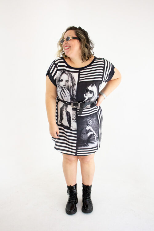 Vestido Preto e Branco | 52-54 - Imagem 5