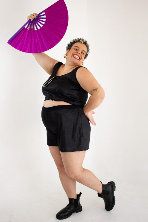 Conjunto Preto com Brilho | GG