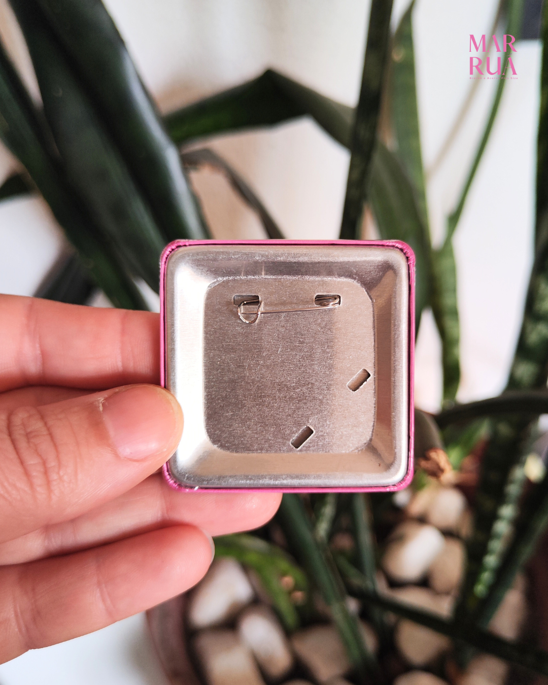 Botton Rosa Gorda, Louca | Quadrado - Imagem 2