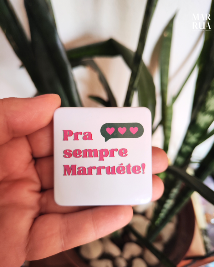 Botton Branco Marruete | Quadrado