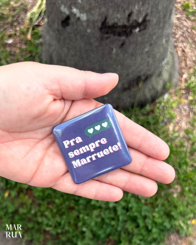 Botton Roxo Marruete | Quadrado