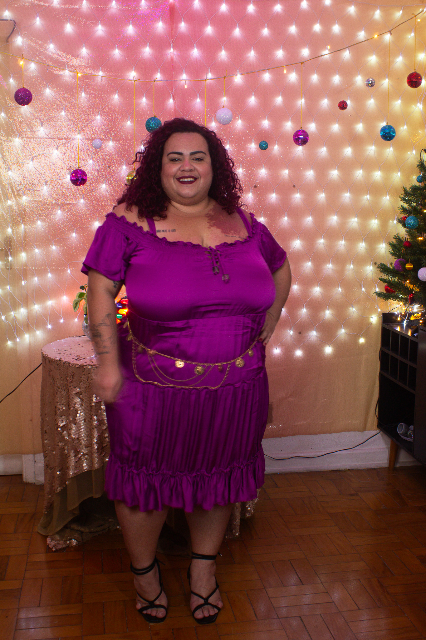 Vestido Roxo Elastec | G4 - Imagem 2