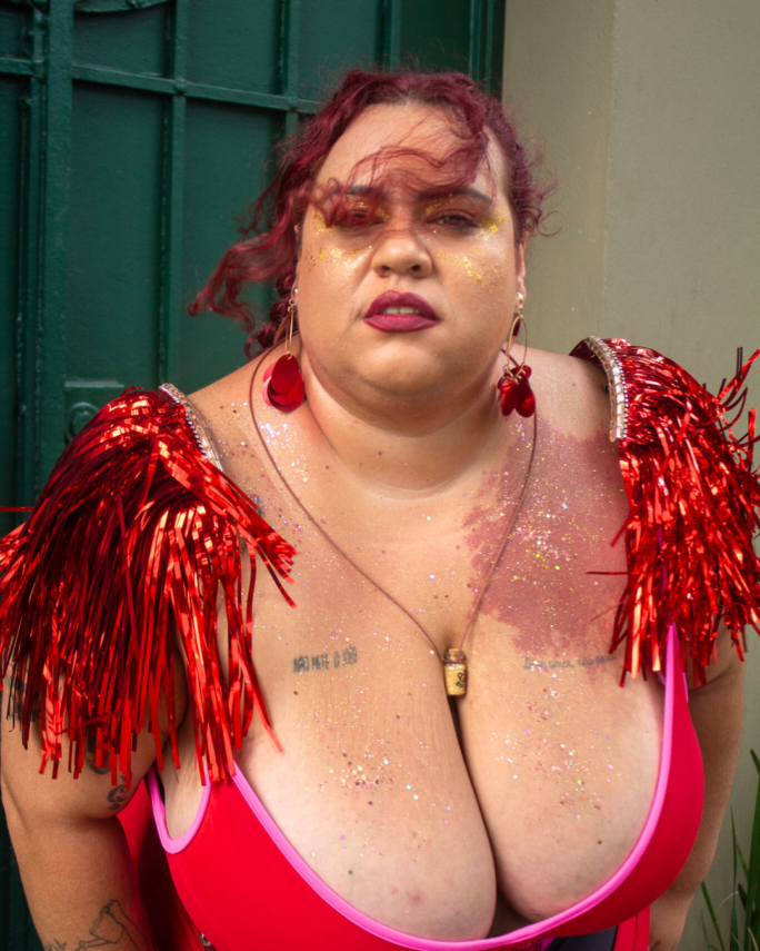 Ombreira Carnaval Vermelha