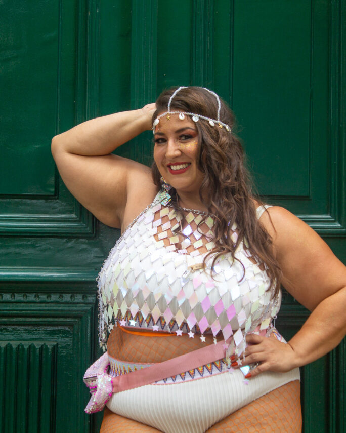 Headpiece Translúcido Conchas