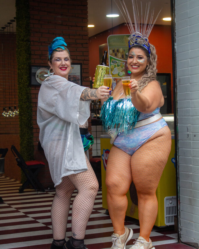 Ombreira | Adereço Top Carnaval Azul