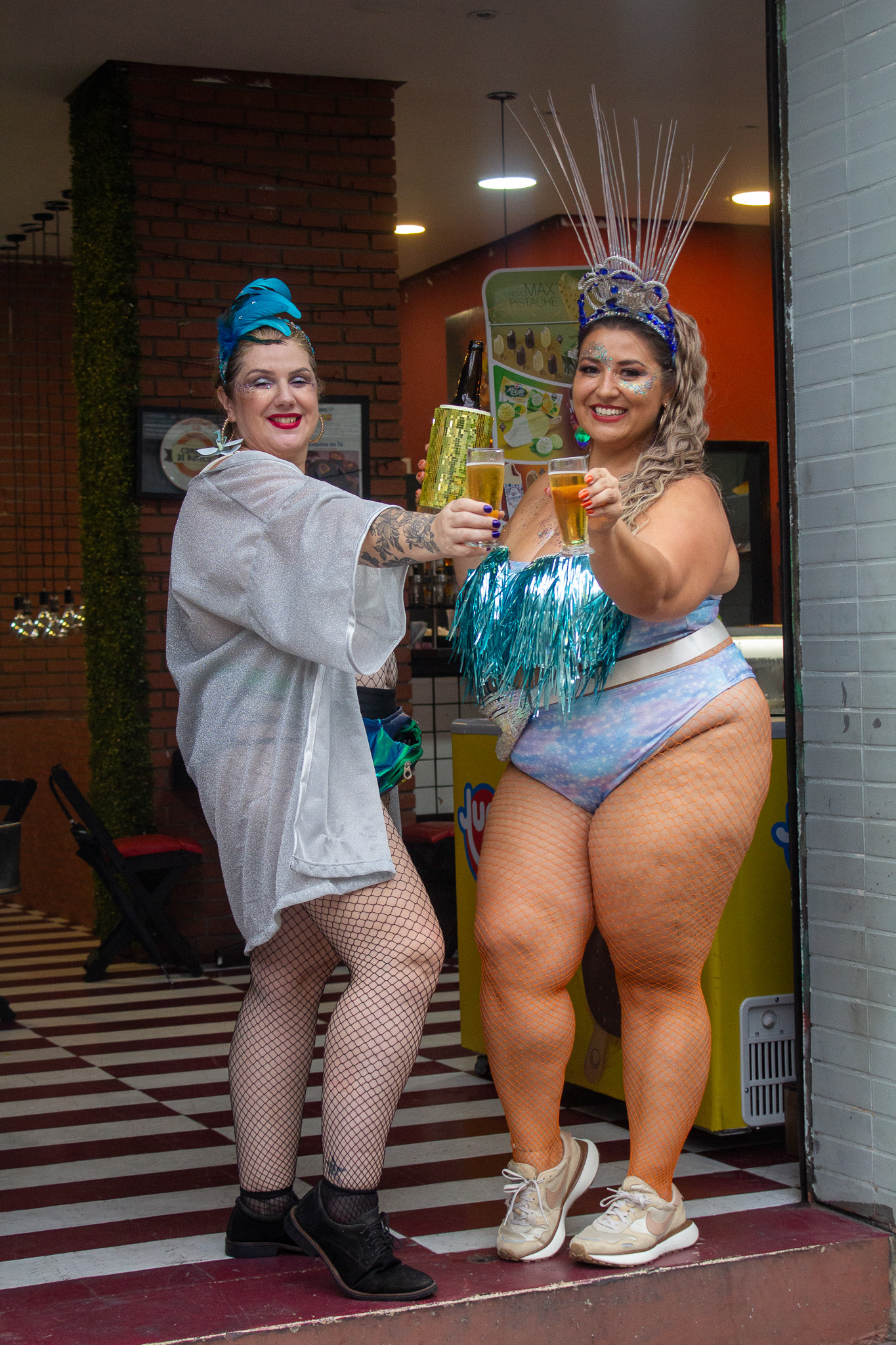 Ombreira | Adereço Top Carnaval Azul